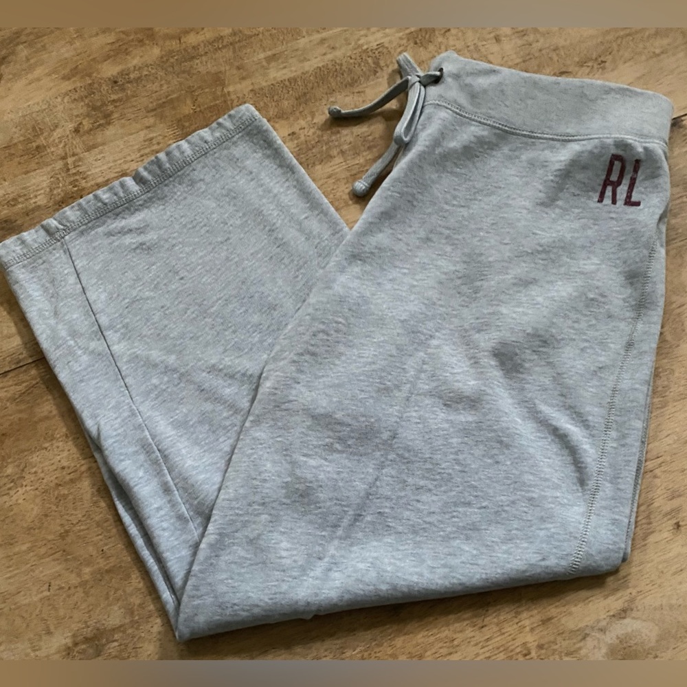 Polo Jeans Company by Ralph Lauren‎ Adult Lg Gray Cotton/Poly Blend Sweat Pants